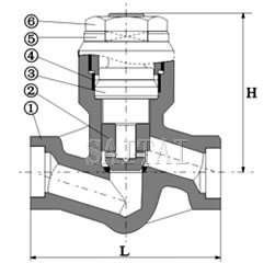 Piston- Bolted Cover -Threaded and Socket weld Ends-Materials