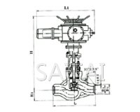 電站用鑄鋼電動(dòng)對(duì)焊截止閥縮略圖 