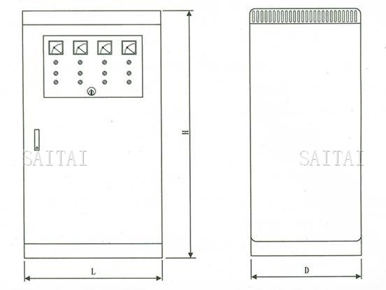 控制箱、柜外形尺寸圖
