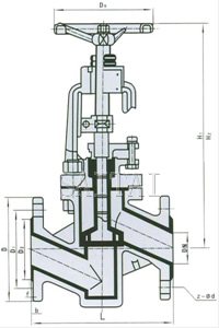 J41 F46/F3-10/16/25C/P    ANSI:150Lb/300Lb結(jié)構(gòu)圖