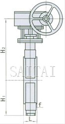 D71/371F46/F3-10/10C/10P    ANSI:125Lb /150Lb結(jié)構(gòu)圖2