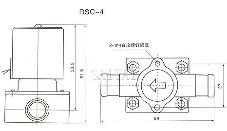 RSC家用機(jī) 放水閥結(jié)構(gòu)圖1