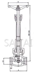低溫截止閥結(jié)構(gòu)圖