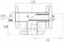 T型折流式過(guò)濾器結(jié)構(gòu)圖
