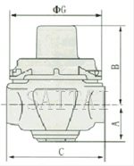 YZ11X/AD支管減壓閥結(jié)構(gòu)圖