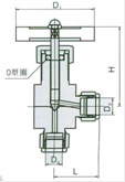 QJ-1B角式氣動管路截止閥產(chǎn)品結(jié)構(gòu)圖1