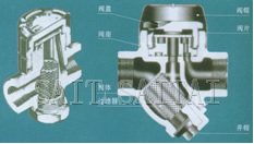 Y型式/北京式（圓盤式）熱動(dòng)力蒸汽疏水閥總裝圖