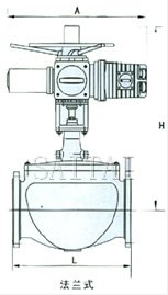 電動軌道調(diào)節(jié)球閥結(jié)構(gòu)圖2