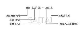 XBD-DL消防泵型號意義及產品圖片