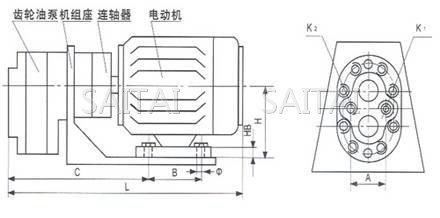 CB-B型低壓齒輪油泵結(jié)構(gòu)圖
