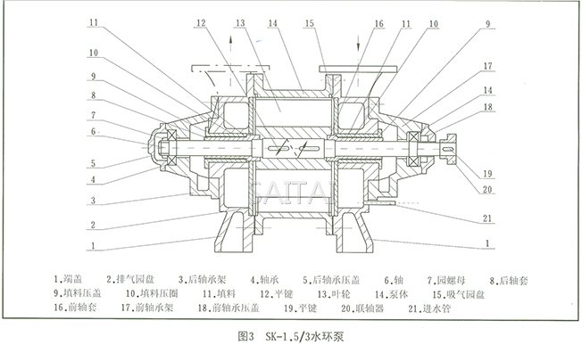 SK真空泵結(jié)構(gòu)圖2